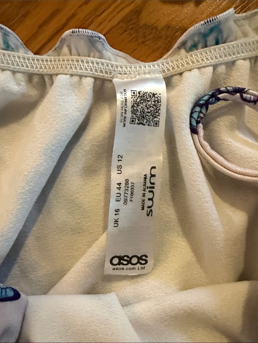 ASOS Butterfly Print Ruffle Bikini Set - Picture 2 of 6